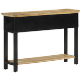 Console Table 110x30x75 cm Solid Rough Wood Mango 351618