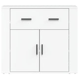 Sideboard White 80x33x70 cm Engineered Wood 816568