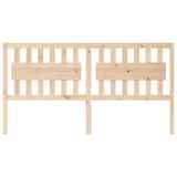 Bed Headboard Natural wood Solid Pine Wood 185.5 x 4 x 100 cm 818585