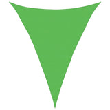 Sunshade Sail 160 g/m Light Green 5x7x7 m HDPE 311319