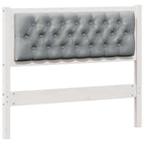 Headboard Other White and light grey 100 cm Solid pine wood 879028
