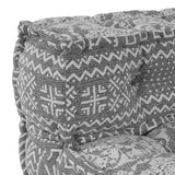 Modular Sofa Light Grey 70 x 70 x 56 cm Fabric 4019058