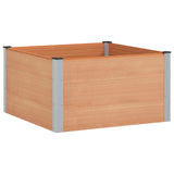 Garden Raised Bed Brown 100 x 100 x 54 cm 42038998