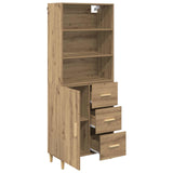 Highboard Artisan Oak 69.5 x 32.5 x 180 cm Engineered Wood 3415935