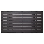 Garden Table Black 120x70x66 cm Poly Rattan 316585