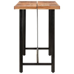 ZNTS Bar Table 150x70x107 cm Solid Wood Acacia and Iron 356371