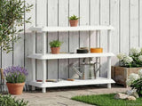 Shelving Unit 3-Tier 100 x 40 x 96 cm PP White 8011746