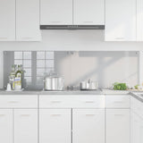 Kitchen Backsplash 2 pcs Light Grey 90 x 50 cm Tempered Glass 3415453