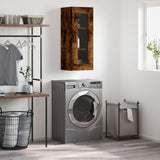 Wall Mounted Cabinet Smoked Oak 34.5x34x90 cm 828921