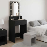 Dressing Table Black 50 x 41 x 140 cm Engineered Wood 865155