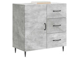 Sideboard Concrete Grey 66 x 34.5 x 89.5 cm Engineered Wood 894858