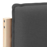 Upholstered Headboard Natural and Dark Grey 75 cm 880044