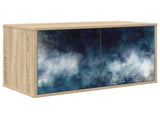 Wall-mounted TV Cabinet RAALTE 69 x 33 x 40 cm Sonoma Oak 8007115