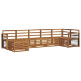 Sofa Sets 7 pcs Natural Solid Acacia Wood 3375179