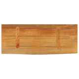 Table Top Live Edge 70x40x2,5 cm Solid Wood Mango 370537