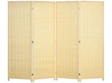 4 Panel Folding Room Divider Screen, Wall Panel Privacy Furniture, Freestanding Paravent Partition T3398P344337