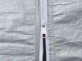 Tent Fabric without Frame Grey 10 x 5 m PE 43862