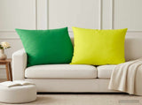 Cushion with Pillow HEERLEN 2 pcs Green Polyester 928584