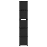 15-Cube Display Shelf Black 103x30x175.5 cm Fabric 322618