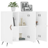 Sideboard White 90x34x80 cm Engineered Wood 828076