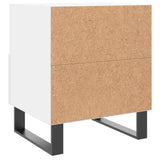 Bedside Cabinets 2 pcs White 40x35x47.5 cm Engineered Wood 827485