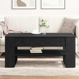 Coffee Table Black Oak 102 x 55 x 45 cm Engineered Wood 862729