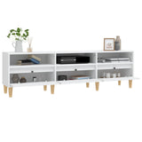 TV Cabinet White 150x30x44.5 cm Engineered Wood 831909
