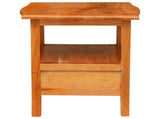 Bedside Cabinet Natural 40 x 40 x 45.5 cm Solid Mahogany Wood 42009931