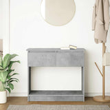 Console Table with Drawers Concrete Grey 85.5x38.5x74.5 cm 861394