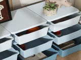 Kids Storage Unit, with Nine Drawers - Blue T3398P379055