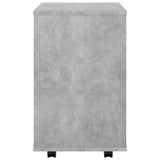 Rolling Cabinet Concrete Grey 46x36x59 cm Engineered Wood 808471