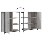 Sideboard Grey Sonoma 70x30x80 cm Engineered Wood 835492