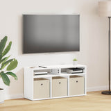 Lowboard with Drawer White 87 x 27.5 x 43 cm 8000580