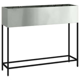 Raised Garden Planter Silver 100 x 26 x 82 cm Galvanised Steel 865881