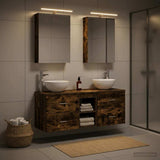 Bathroom Furniture Set 5 pcs Smoked Oak 3406715