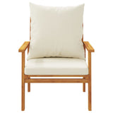 4 Piece Garden Lounge Set with Cushions Solid Wood Acacia 3211795