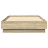 Bed Frame without Mattress Sonoma Oak 90x190 cm Single Engineered Wood 839632