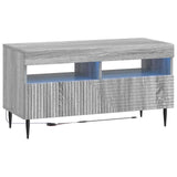LED TV Cabinet Grey Sonoma Engineered Wood 897001