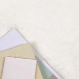 Anti-Slip Faux Rabbit Fur Rug OLITE Cream 160 x 230 cm 42021660