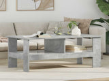 Coffee Table Concrete Grey 90 x 50 x 45 cm Engineered Wood 8000255