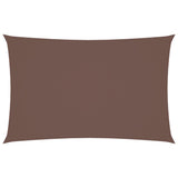 Sunshade Sail Oxford Fabric Rectangular 4x7 m Brown 135823