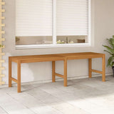 Bench Teak Solid Teak Wood 150 cm long Durable Garden Bench 316627