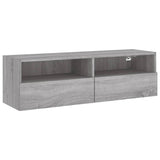 TV Wall Cabinet Grey Sonoma 100x30x30 cm Engineered Wood 836892