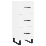 Highboard White 34.5x34x180 cm Engineered Wood 3198873