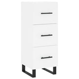 Highboard White 34.5x34x180 cm Engineered Wood 3198873