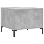 ZNTS Coffee Tables 2 pcs Concrete Grey 50x50x40 cm Engineered Wood 829405