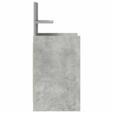 Bedside Cabinet with 2 Drawers Concrete Grey 38x34x80 cm 861361