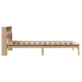 Bookcase Bed without Mattress 100x200 cm Solid Wood Pine 855717