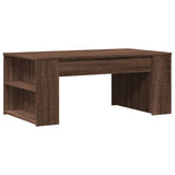 Coffee Table Brown Oak 102x55x42 cm Engineered Wood 831860