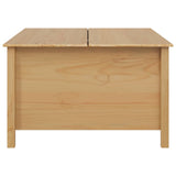 Coffee Table with Drawer HILL Honey Brown 79.5 x 79.5 x 49 cm 42025040